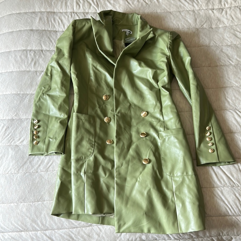 Faux leather jacket